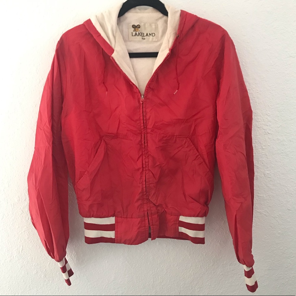 Vintage terry cloth lined windbreaker